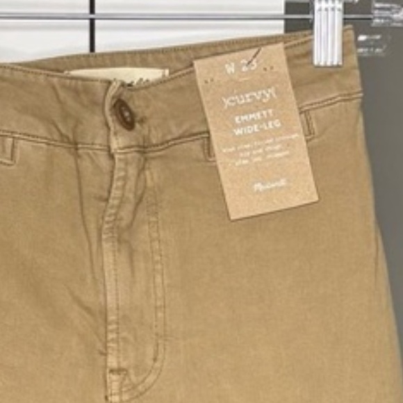 Madewell Women's Wide Leg Tan Jumpsuit - Picture 3 of 4